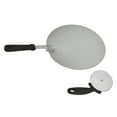 thumbnail image 4 of Stainless Steel Pizza Peel Set With Foldable Handle, Includes Pizza Cutter, Perfect For Baking Pizzas, Bread, And More, 4 of 8