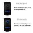 thumbnail image 4 of HAHDAXIA Blue Led Inverter Rocker Switch with Jumper Wires 5Pin On Off SPST Toggle Switch for The ARB/Carling/NARVA 4x4 Truck UTV ATV SXS RZR 12V 20Amp, 4 of 7
