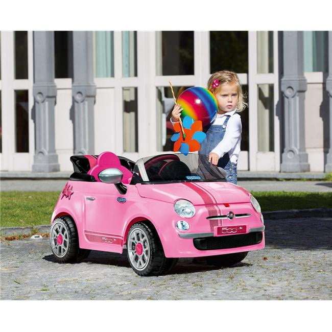 pink fiat 500 electric car
