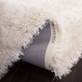 thumbnail image 5 of Safavieh Luxe Paxton Solid Shag Area Rug, Bone, 4' x 4' Square, 5 of 12