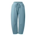 thumbnail image 3 of WILLBEST Pantalones Casuales para Mujer, de Cintura Alta, Holgados, Cómodos, con Bolsillos, para Uso Diario y Actividades Deportivas. Grande, 3 of 4