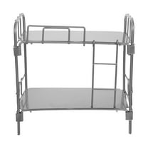 OUNONA Drafideep Miniature Tiny Bed Dollhouse Alloy Bedroom Furniture Accessory