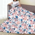 thumbnail image 6 of Bingfone American Gnomes Print Flannel Fleece Blanket Throw Blanket for Bed,Sofa,Couch,Travel,Camping(50"x40" ), 6 of 8