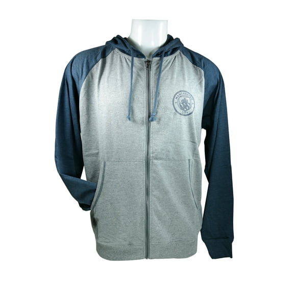 Manchester City F.C. Summer Light Jacket Sweatshirt Official License Soccer Youth Hoodie YS 008