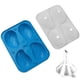 thumbnail image 3 of Pisexur Batería de cocina Bandeja para helados con forma de hombre de 4 agujeros, molde para pudín de frutas, molde para helado, molde para mousse, moldes para hornea para la cocina del hogar, 3 of 7