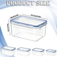 thumbnail image 4 of Microwave Safe Plastic Food Storage Container Leakproof Lunch Box for Office Work Meal Prep Blue5, 4 of 9