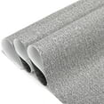 thumbnail image 3 of SAYFUT 23.6'' x 40'' Grey Poplin Texture Peel & Stick Wallpaper Self-Adhesive DIY Wallpaper Flaxen Grasscloth Vinyl Film Wall Stickers, 3 of 6