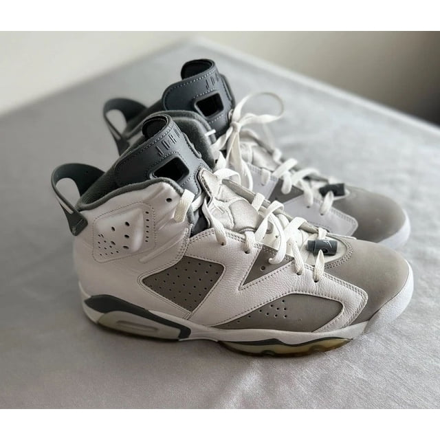 Ni-k-e Air Jordan 6 Retro Cool Grey White CT8529 100 Shoe Sneaker Mens Size 11.5