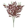 thumbnail image 2 of Fake Flowers Promotion Sale! Nomeni Artificial Flowers Are Placed in The Display Case of The Window Artificial Myrtle Leaf Spray About 18 to 20Inch, Home Decor Clearance Sale Wine, 2 of 4