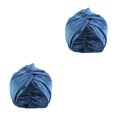 thumbnail image 1 of Guardoinrt Bonnet de Protection Capillaire Grand Application Ligne Lisse Confortable Bonnet de Sommeil en Soie Bonnet de Sommeil Bleu 2Ensemble, 1 of 6