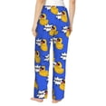 thumbnail image 3 of Pajama Pants Women, Funny Cartoon Cute Duck_A Sweatpants Soft Sleep Lounge Pants, Casual PJ Bottoms Pants with Pockets, 3 of 5