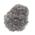 thumbnail image 1 of Curly Gray Short , Synthetic Gray Black Short Hair Replacement With Bangs For Dating For Women, 1 of 8