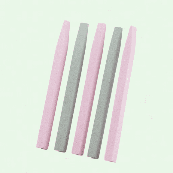 5PCS Nail Art Cuticle Pusher Trimmer Pedicure Manicure Buffing Tool