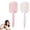 Pink+White, variant on Portable Dual-Use Hair Trimming Comb, 2-in-1 Bangs & Split End Trimmer for Home Hair Care and Thick Hair Styling