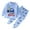 CUTE#63 Blue2, variant on ZXLBBD Halloween Girls Pajama Set Long Sleeve Graphic Kids Cute Sleepwear Loungewear Outfit for Kids Child Casual Comfort Soft Daily Wear
