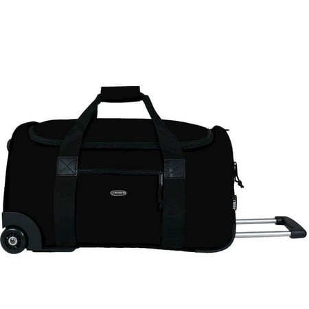 Jworld 22 In Carry On Rolling Duffle Bag Black