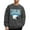 Dark Gray, variant on Men's Pullover Sweatshirt Football Season Themed Comfortable Casual Long Sleeve Crewneck Athletic Workout Top for Sports Fans and Enthusiasts School Outfits for Teachers