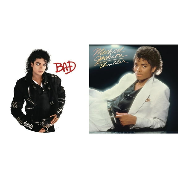 Bad (Picture Disc) & Thriller (140G/Gatefold) [LP Vinyl Bundle]