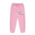 thumbnail image 6 of Hessimy Toddler Boys Girls Spring Summer Cartoon Print 2Pcs Long Sleeve Sweatshirt Sweatpants Casual Sweatsuit, Sweatpants Comfort(Pink,10-11 Years), 6 of 6