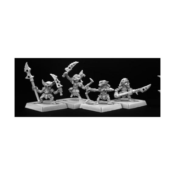 PF: Goblin Warriors (4), by Reaper Miniatures, PartNo 60006, Miniatures. Single