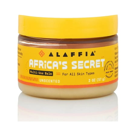 Alaffia Africa's Secret Multi-Use Balm, Unscented, 2 oz