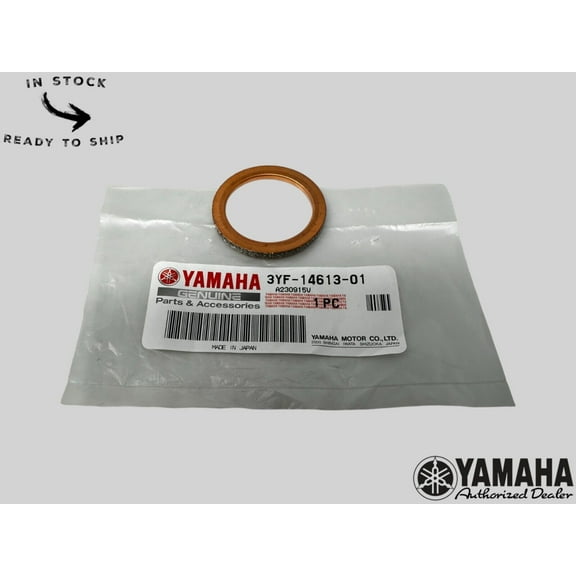 Yamaha Genuine OEM Authentic Exhaust Pipe Gasket 3YF-14613-01-00