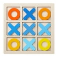 thumbnail image 3 of Juego de mesa Tic TAC Toe, juguete de mesa XO, juegos de mesa de estrategia, ceros hechos a mano amarillo, 3 of 9