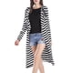 thumbnail image 3 of para proteger de Punto Cardigan Suéter para Oficina Tejido Suave Ropa de Mujeres Raya, 3 of 7