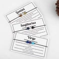 thumbnail image 3 of Zodiac sign crystal bracelet - Birthday gift jewelry, 3 of 4