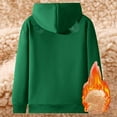 thumbnail image 6 of Bibifish Womens Jackets Cozy Solid Color Zip Up Coats With Cute Cat Ear Hooded Winter Warm Fleece Lined Streetwear Jackets With Pockets, 6 of 7