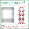 thumbnail image 5 of potrochi Tree Trunk Protector, 6 Pack Plant Guard Protectors with Zip Ties & Metal Stakes, Garden Protection Tree Wrap Cage for Damaged Bark Protector for Preventing Tree Trunk from Deer, Mower, 5 of 5