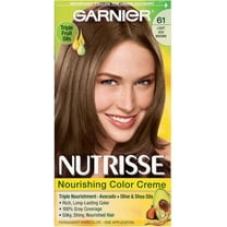 Garnier Nutrisse Haircolor, 61 Light Ash Brown 1 ea (Pack of 6)