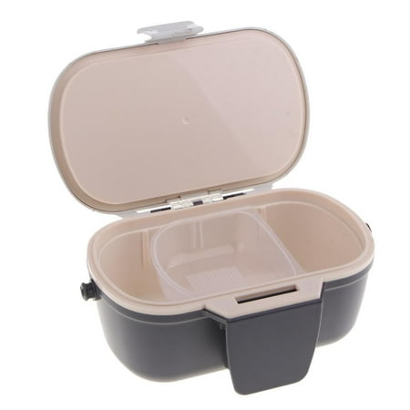 QSTDGVPW Fishing Live Bait Lures Storage Case Tackle Box Worm Earthworm Keeper Holder