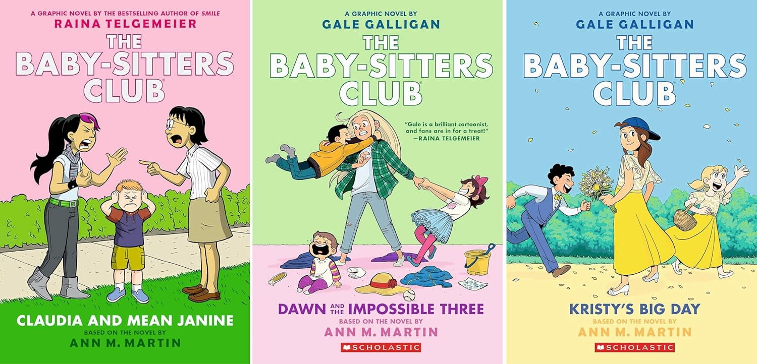 Ann M. Martin's The Baby-Sitters Club Collection Set, Books 1-18 Graphic Novels Set