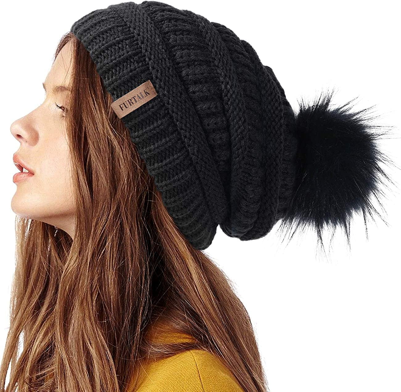 snowboard/cold weather/resort/headwear/warm/protection/cap Craft Sportswear Big Logo Knit Soft Beanie Hat 