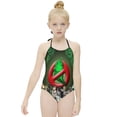 thumbnail image 3 of Ghostbusters Children's One-piece Swimwear Halterneck Swimsuit Summer Beach Girl's Bathing Suits Breathable Beachwear, 3 of 7