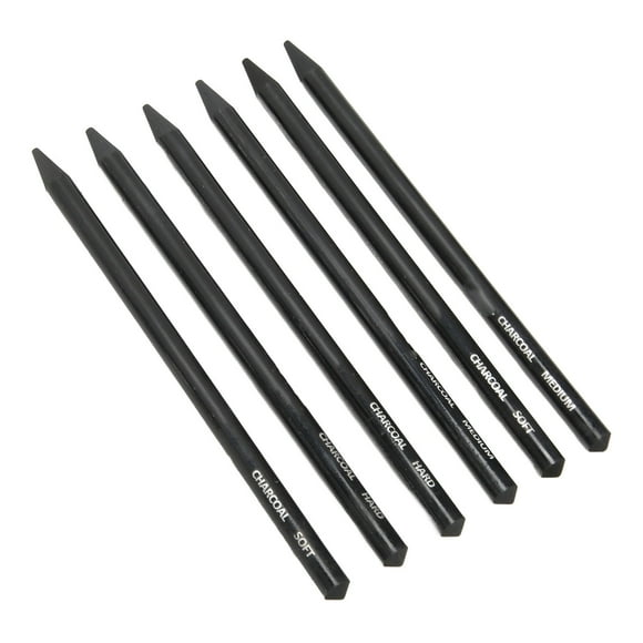 Charcoal Pencilsfor Drawing,6pcs Charcoal Pencils Set Charcoal Pencilsfor Artists Charcoal Pencils Set Stylish and Modern