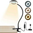 thumbnail image 1 of Boreal Craft LED Desk Lamp With 3X Magnifying Glass Adjustable 3 Color Temperatures 6 Brightness For Precision Work Ceiling Light Projector Room Gadgets Bedroom Light Projection Lamp Sensory Room Warm, 1 of 7