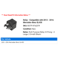 thumbnail image 2 of Relay - Compatible with 2013 - 2016 Mercedes-Benz GL450 2014 2015, 2 of 2