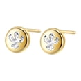 thumbnail image 2 of Pendientes navideños, pendientes colgantes, accesorios estéticos para disfraces, pendientes de botón navideños, decoración de gota para compromiso, , Ángel Dorado Angulo dorado, 2 of 10