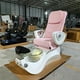 thumbnail image 4 of Custom Luxury Foot Spa Bath Pink Massage Pedicure Chair for Nail Salon My Lux Decor Round, 4 of 12