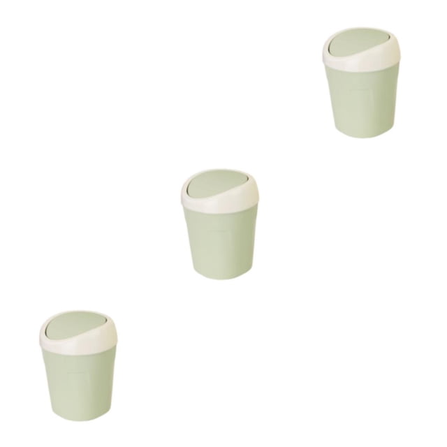 Ruiboury Eco-friendly And Innovative Waste Bin For Green Living Space-saving Lightweight Kitchen Trash Can green 3Set