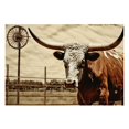 thumbnail image 2 of Shiartex 4pcs Longhorn Bull Dining Table Placemats Linen Decor for Birthday Parties, Christmas, and Buffets 18x12in, 2 of 8