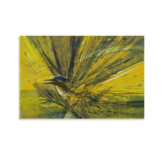 Wayne Thiebaud Bird Canvas Printing Famous Paintings, Wall Art Posters, Decorative Hanging Pictures Canvas Art Poster and Wall Art Picture Print Modern Family bedroom Decor Posters 12x18inch(30x45cm)