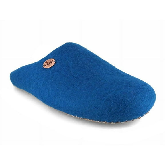 WoolFit® Eco-Friendly Guest Slippers 'Tibet', blue