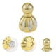 thumbnail image 4 of Unique Bargains 1 Pc Botellas de Perfume Elegantes para Baño 0.5oz Tono Dorado, 4 of 5