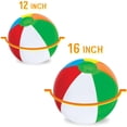 thumbnail image 2 of Brybelly 12-Pack 16" Beach Balls, 2 of 6