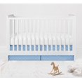 thumbnail image 3 of Bacati - Multiple Options of Crib or Toddler Bed Skirt or Dust Ruffle 100% Cotton Percale, Mix N Match Pin Dots, 3 of 36