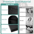 thumbnail image 6 of 74"Kitchen Pantry Arched Cabinet,, 5-Tier Arch Bookshelf Bookcase with Shelves Glass Door Pantry Display Storage Cabinets Cupboard for Kitchen Living Room Black, 6 of 7