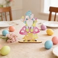 thumbnail image 2 of Easter Tabletop Decorations, Wooden Easter Decor Rabbit Ornaments for Home Party, Spring Tiered Tray Decor for Living Room Bedroom Study Office Decoration, 2 of 6